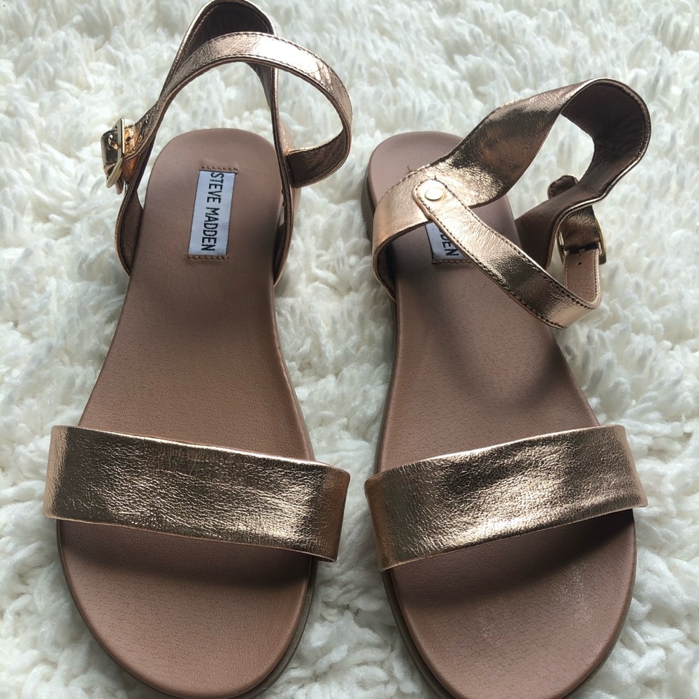 Steve Madden - Rose Gold Sandals
